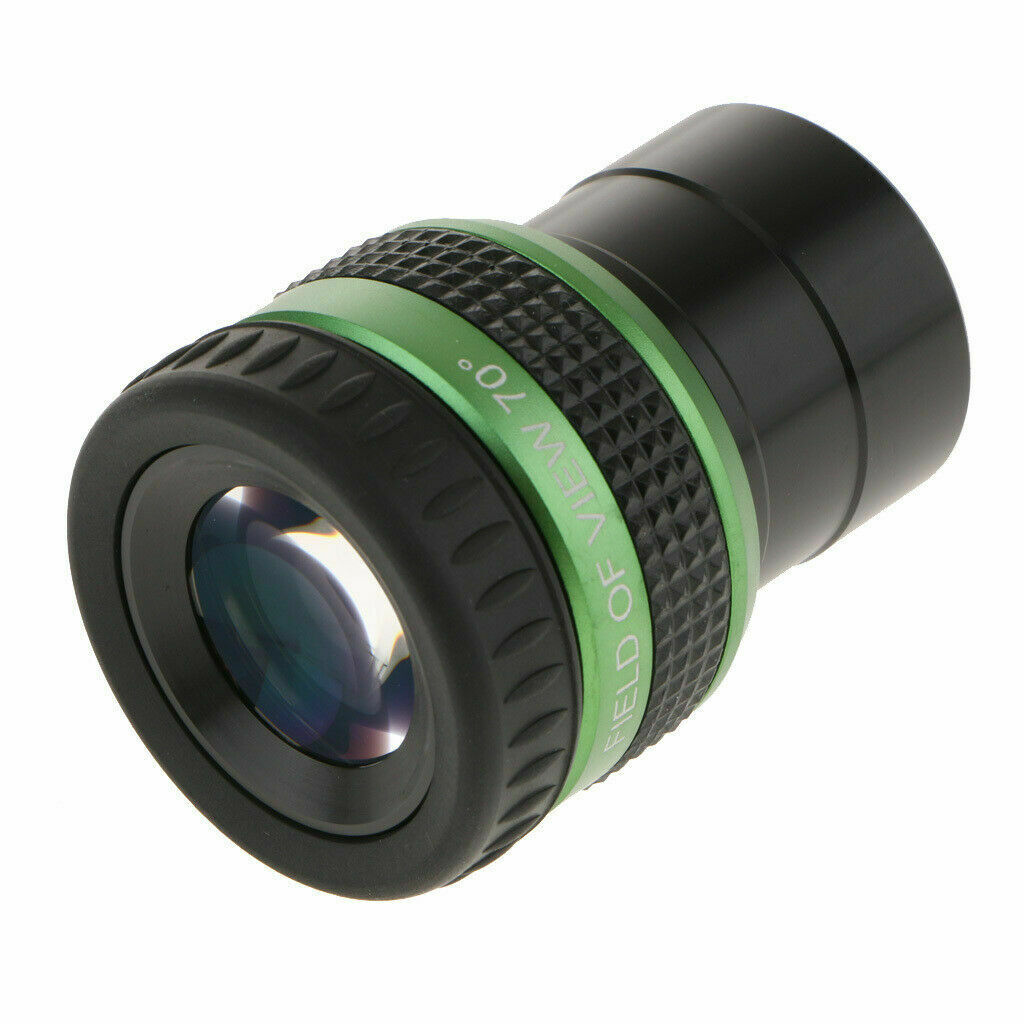Ocular 16mm - 1,25" Acromática Green Glass - 6 Elementos - 70º de Campo - ANGELEYES