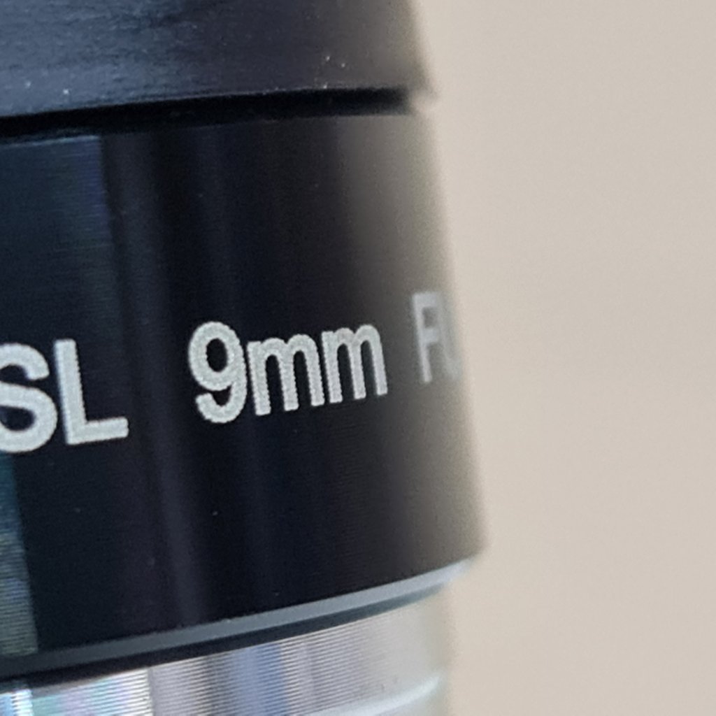 Ocular 9mm - 1,25" - 54º - Super Plossl - GSO