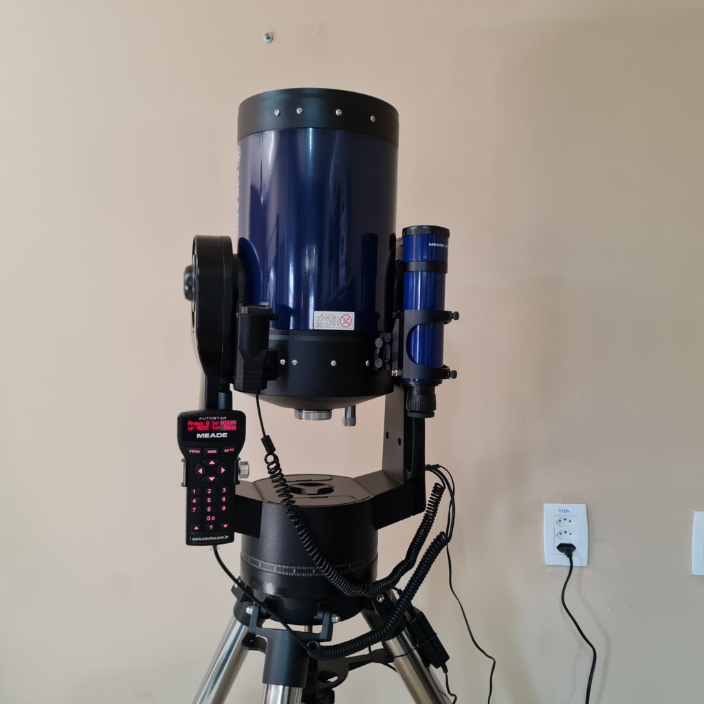 Telescópio 203mm f/10 Schimidt Cassegran GO TO e GPS - LX90 - Americano MEADE