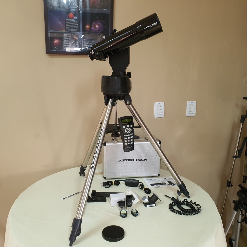 Telescópio 72mm f/6.0 Apocromático ED + Montagem All View GO TO Sky-Watcher