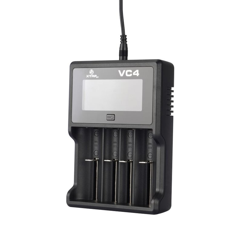 Carregador de baterias 18650 Xtar VC4  - Radiola Juices