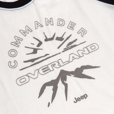 Camiseta Inf. JEEP - Commander - Overland Raglan - Off White