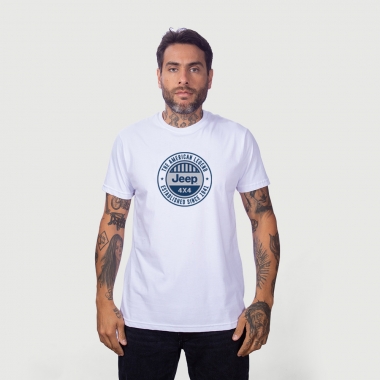 Camiseta JEEP Basic - American Legend - Branco