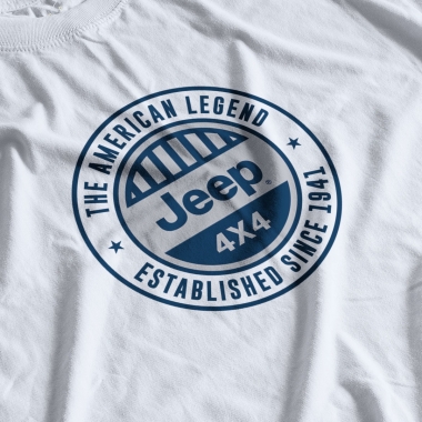 Camiseta JEEP Basic - American Legend - Branco