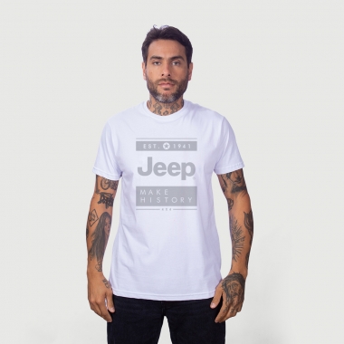 Camiseta JEEP Basic - Box - Branco