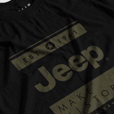 Camiseta JEEP Basic - Box - Preto