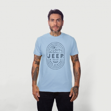 Camiseta JEEP Basic - Sunrise - Azul Claro