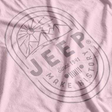 Camiseta JEEP Basic - Sunrise - Rosa Claro