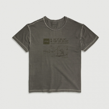 Camiseta JEEP Rubicon Trail Map - Gladiator - Preto Estonado