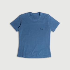 Camiseta Fem. JEEP - Commander - Golden Ratio - Estonada Azul