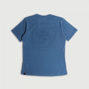Camiseta Fem. JEEP - Commander - Golden Ratio - Estonada Azul