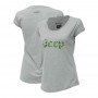 Camiseta Fem. JEEP - Logo Camuflado - Cinza Mescla