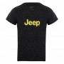 Camiseta Inf. JEEP Logo - Mescla Preta