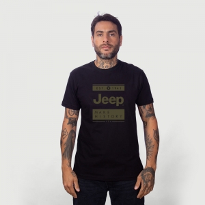 Camiseta JEEP Basic - Box - Preto