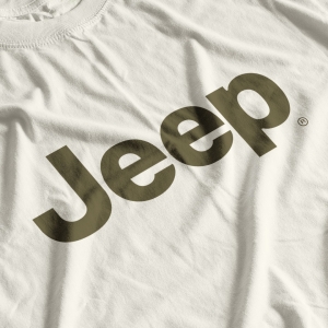 Camiseta JEEP Basic - Logo - Off White