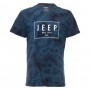 Camiseta Masc. JEEP Box Marmorizada - Azul