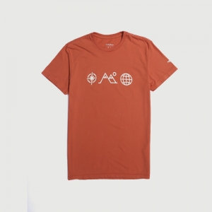 Camiseta JEEP - RENEGADE - Icons - Laranja