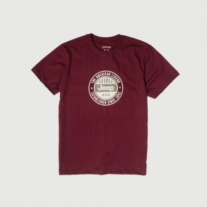 Camiseta JEEP Round - Vinho