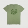 Camiseta Masc. JEEP 80th Anniversary Leaf Estonada - Verde Militar