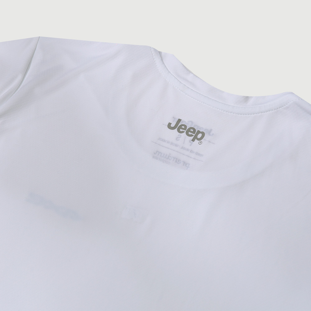 Camiseta Especial Fem. Sport JEEP Compass - 4xE Logo - Branca