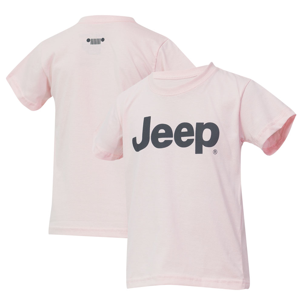 Camiseta Inf. JEEP Logo - Rosa