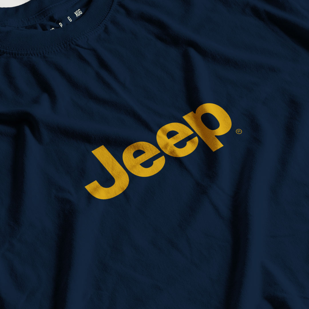 Camiseta JEEP Basic - Logo - Azul Marinho