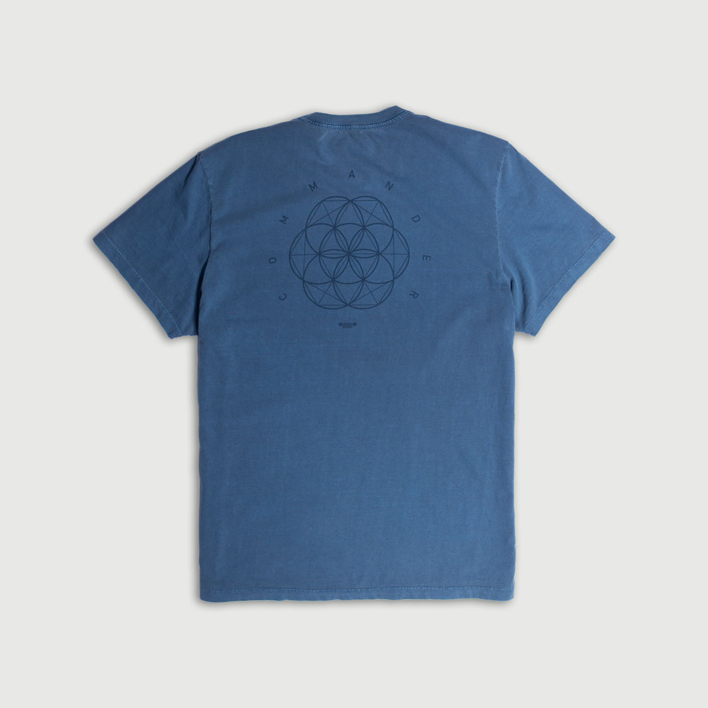 Camiseta JEEP - Commander - Mandala - Estonada Azul