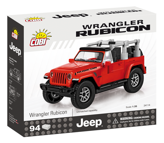 Cobi Bloco de Montar Jeep Wrangler Rubicon - 94 Peças