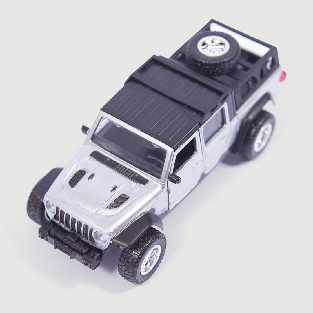 Miniatura Jeep Gladiator Velozes e Furiosos 9 - 1/24 - Cinza