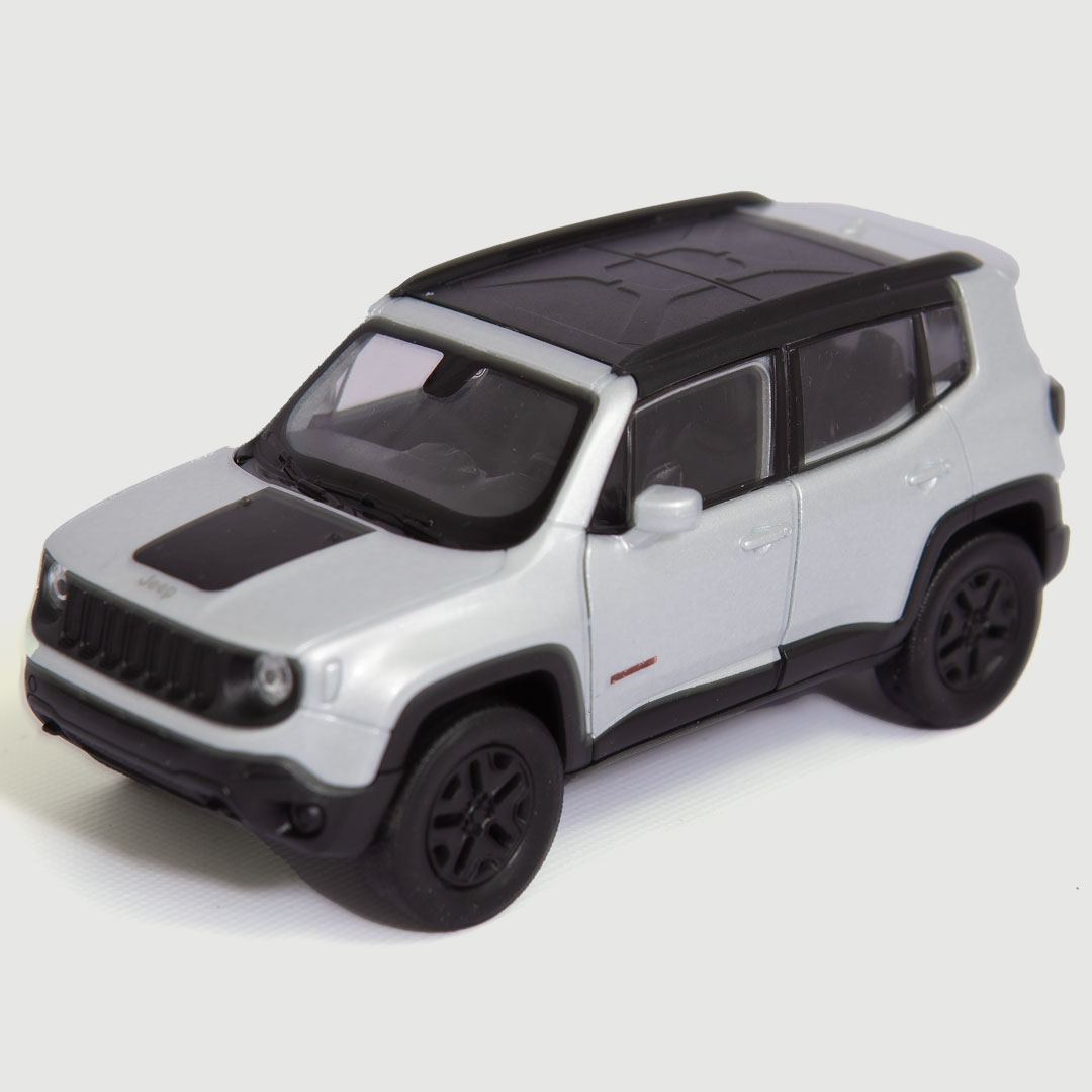 Miniatura Jeep Renegade Trailhawk 1:32 Welly - Cinza