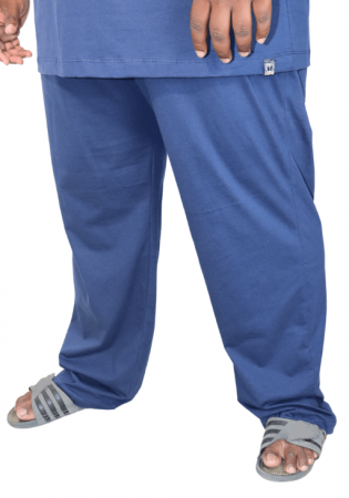 Calça Pijama Plus Size Masculino Básica Malha 100% Algodão