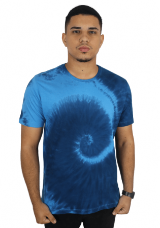 Camiseta Tie Dye Hippie Espiral Algodão