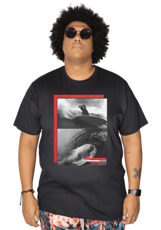 Camiseta Plus Size Good Waves Malha 100% Algodão