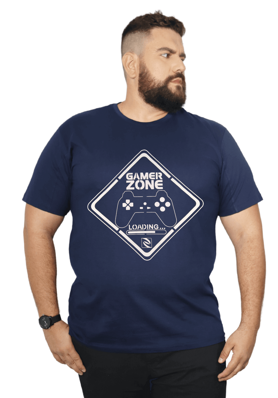 Camiseta Gamer Zone Plus Size 100% Algodão