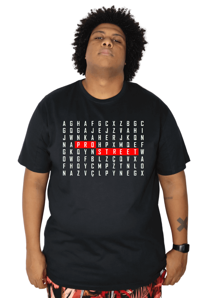 Camiseta Plus Size Hunting Words
