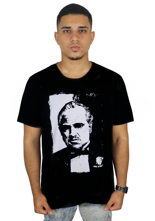 Camiseta The Godfather Poderoso Chefão Malha 100% Algodão