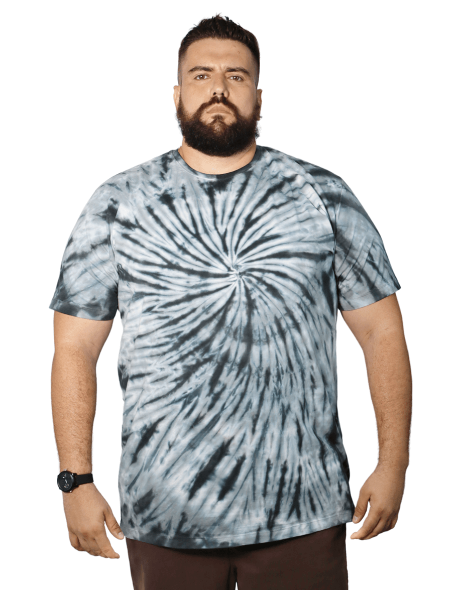 Camiseta Tie Dye Infinito Plus Size - Promoção