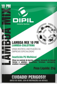 Inseticida em Pó Lambda Mix 10 PM 25 g