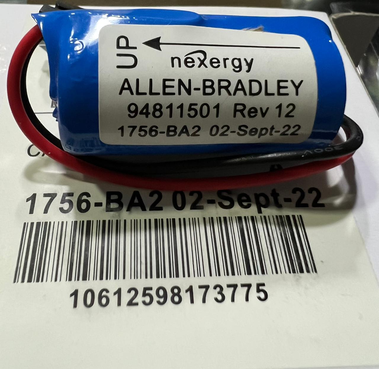 Bateria Allen Bradley 1756-ba2  - Logix 5550 COM CABO E CONECTOR