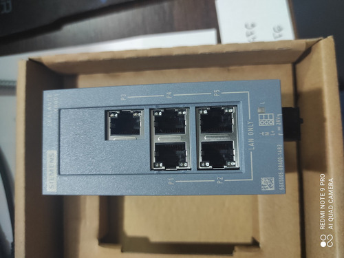 Siemens 6gk5005-0ba00-1ab2 Scalance Xb005 Comutador Ethernet
