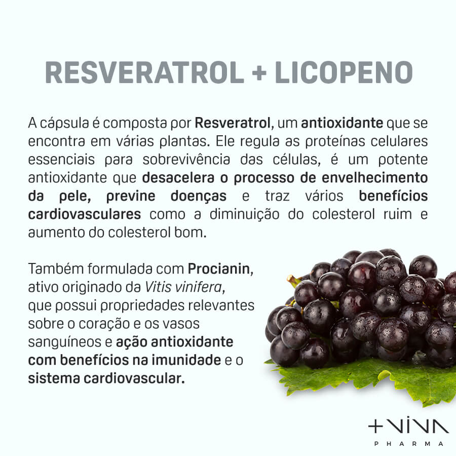 Resveratrol + Licopeno  220mg