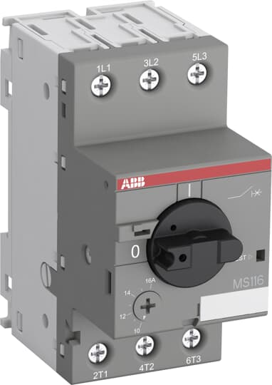 Disjuntor Motor Termomagnetico ABB - 1  a 1,6A ( MS116-1,6)