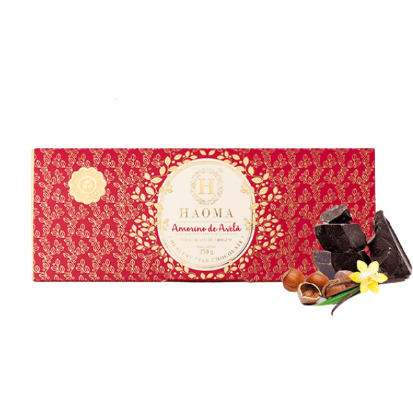 Barra de Chocolate Amorino de Avelã 250G - Haoma