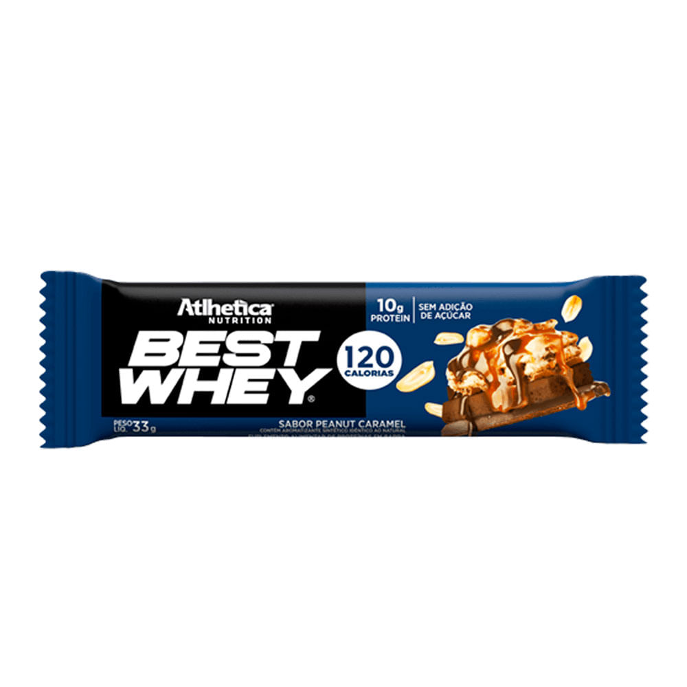 Barra De Proteína Sabor Peanut Caramel 32gr - Best Whey