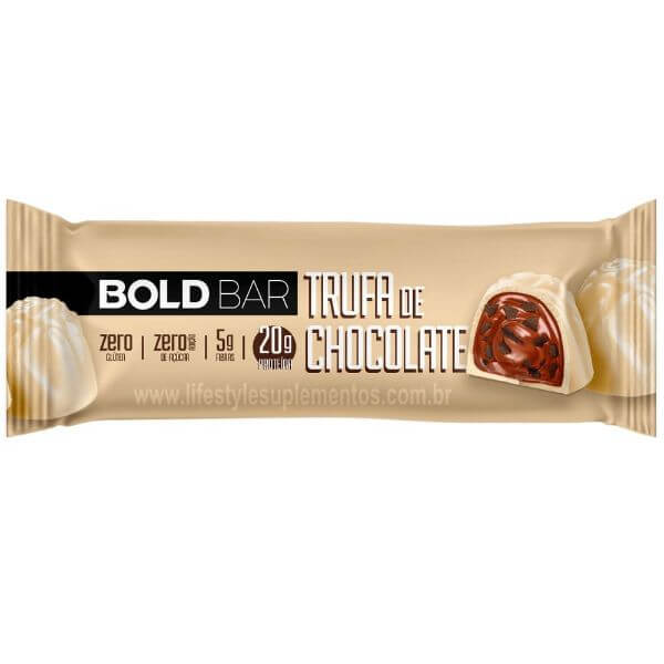 Barra de Proteína Trufa de Chocolate 60G - Bold Snacks