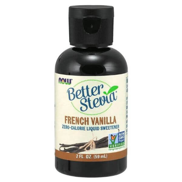 Better Stevia Baunilha Francesa Líquido 59ml - Now
