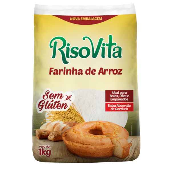 Farinha De Arroz 1Kg - Risovita