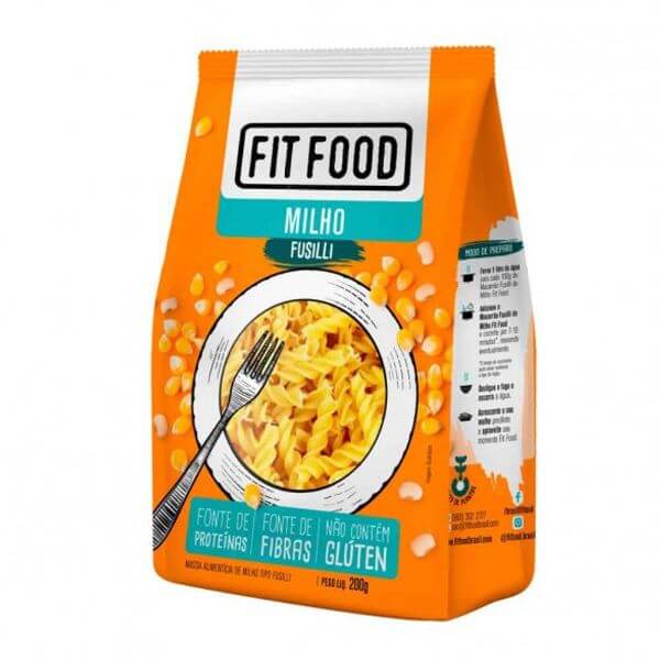 Fusilli de Milho 200G - Fit Food
