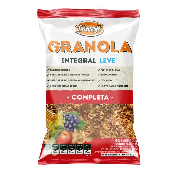 granola Completa 230gr - Biosoft