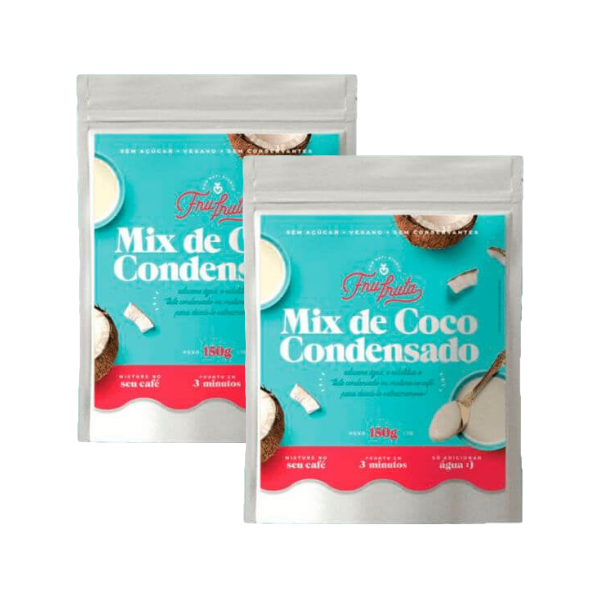 Kit 2 unds Mix de Coco Condensado 150gr - Fru-fruta